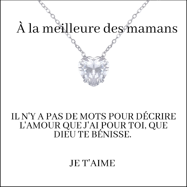 Coffret Collier "À la Meilleure des Mamans"