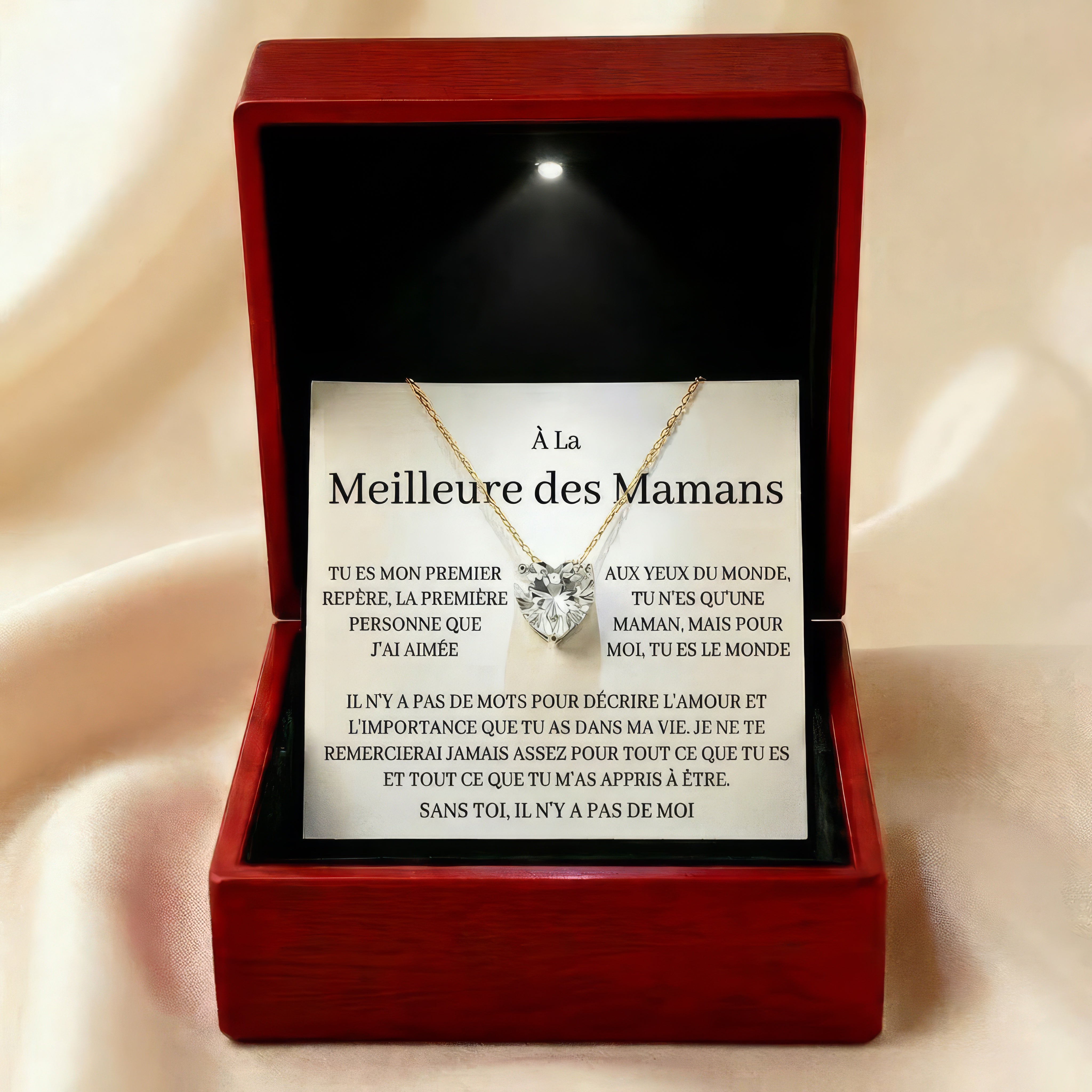 Coffret Collier "À la Meilleure des Mamans"